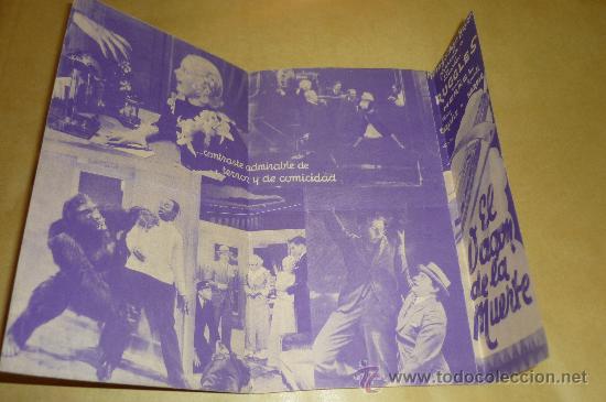 Cine: programa cine doble.PROGRAMA CINE DOBLE EL VAGON DE LA MUERTE .con publicidad,,muy . - Foto 2
