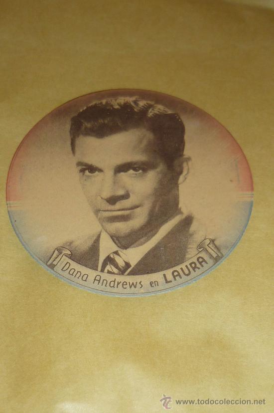 Cinema: cine Dana Andrews en Laura. Troquelado de 20Th Century fox ,,