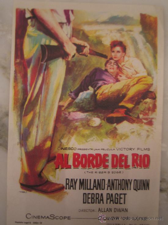 Kino: Folleto de mano - al borde del rio - cinesco - mac