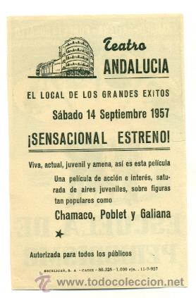 Cine: ESCUELA DE PERIODISMO - PROGRAMA ORIGINAL CON PUBLICIDAD - IMPECABLE - Foto 2