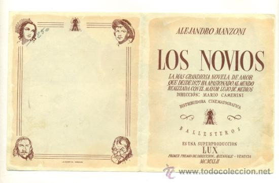 Cine: NOVIOS , LOS - PROGRAMA ORIGINAL SIN PUBLICIDAD - - Foto 1