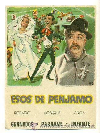 Cine: ESOS DE PENJAMO  - PROGRAMA ORIGINAL SIN PUBLICIDAD - - Foto 1