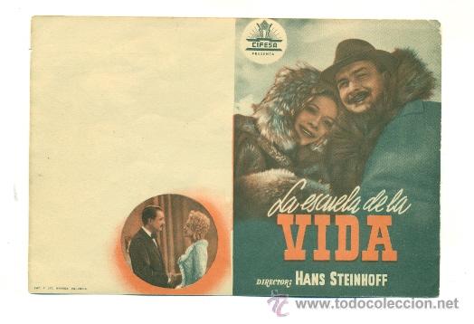 Cine: ESCUELA DE LA VIDA , LA  - PROGRAMA ORIGINAL SIN PUBLICIDAD - - Foto 1