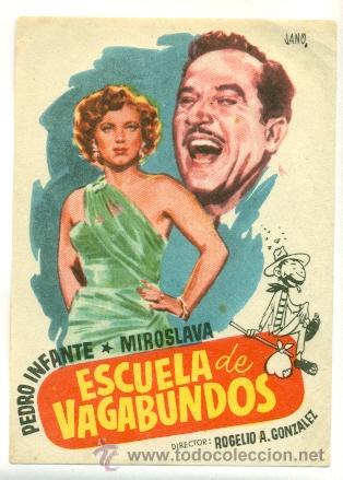 Cine: ESCUELA DE VAGABUNDOS - PROGRAMA ORIGINAL SIN PUBLICIDAD - - Foto 1