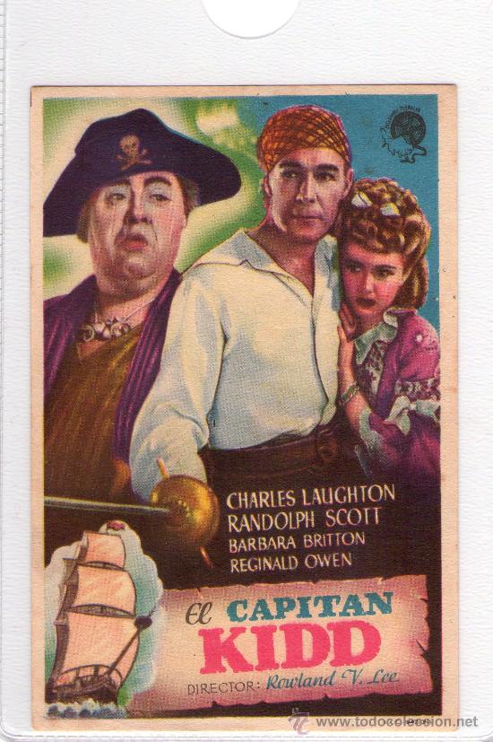 Flyers Publicitaires de Films Anciens: 780-EL CAPITAN KIDD