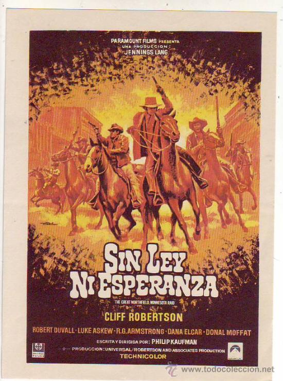 Foglietti di film di film antichi di cinema: sin ley ni esperanza