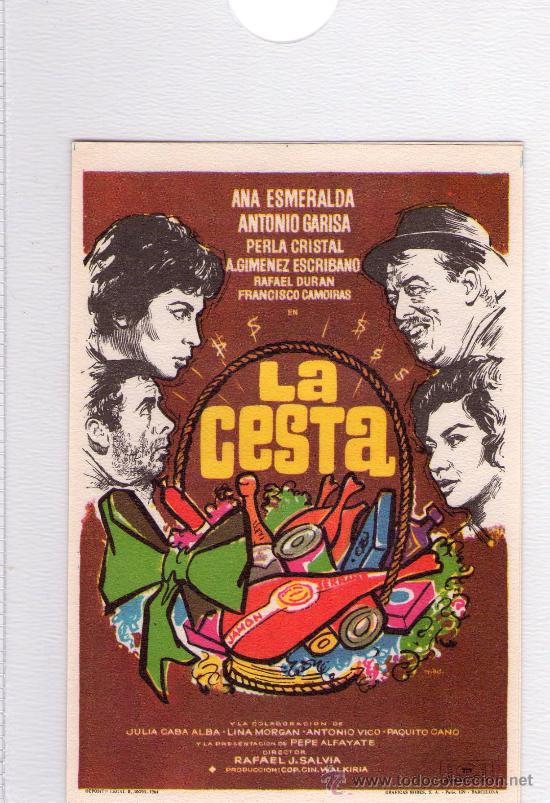 Cine: 783-FOLLETO DE MANO: LA CESTA - Foto 1