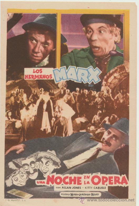 Cine: Una noche en la Opera. Sencillo de MGM. - Foto 1