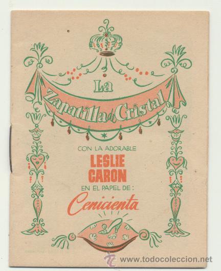Cine: La Zapatilla de Cristal. Programa librito. - Foto 1