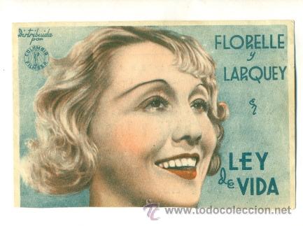 Cine: LEY DE VIDA  - PROGRAMA ORIGINAL CON PUBLICIDAD - Foto 1