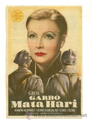 Cine: MATA HARI  - PROGRAMA ORIGINAL CON PUBLICIDAD - Foto 1