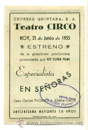 Cine: ESPECIALISTA EN SE&Ntilde;ORAS  - PROGRAMA ORIGINAL CON PUBLICIDAD - Foto 2