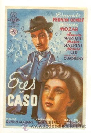 Cine: ERES UN CASO   - PROGRAMA ORIGINAL CON PUBLICIDAD - Foto 1