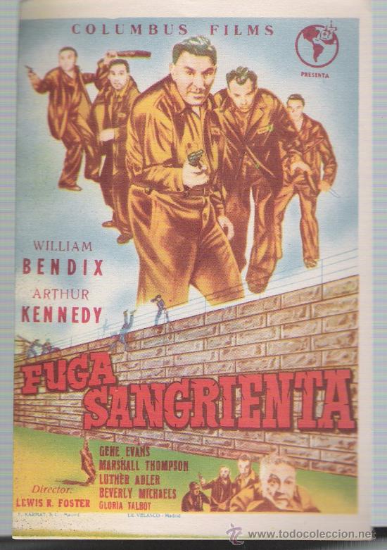 Cine: Fuga sangrienta. Sencillo de Columbus films. - Foto 1
