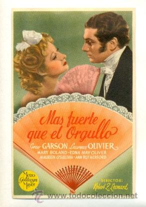Cine: MAS FUERTE QUE EL ORGULLO - PROGRAMA ORIGINAL SIN PUBLICIDAD - - Foto 1