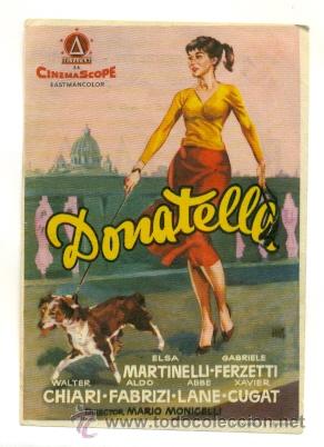 Cine: DONATELLA - PROGRAMA ORIGINAL CON PUBLICIDAD - - Foto 1