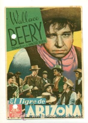 Cine: TIGRE DE ARIZONA  - PROGRAMA ORIGINAL CON PUBLICIDAD - - Foto 1