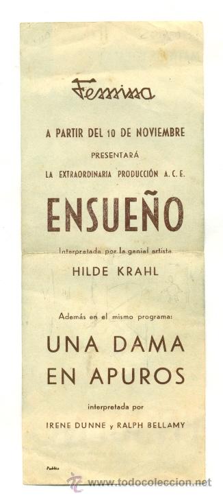 Cine: ENSUE&Ntilde;O - PROGRAMA ORIGINAL CON PUBLICIDAD - - Foto 2