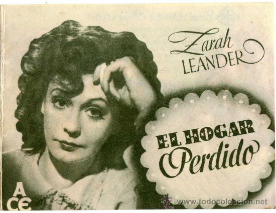 Cine: PROGRAMA CINE DOBLE - EL HOGAR PERDIDO - ZARAH LEANDER - HANS STUWE - - Foto 1