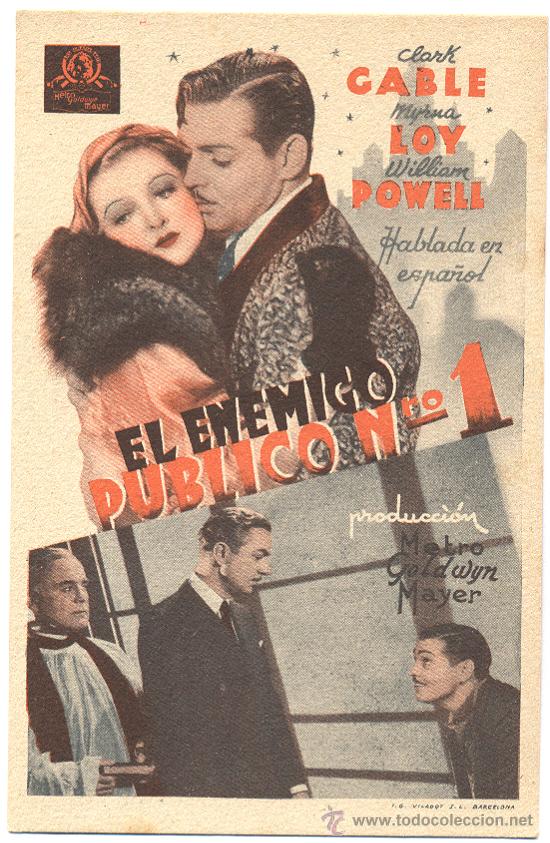 Cine: EL ENEMIGO P&Uacute;BLICO N&ordm;. 1, - Foto 1