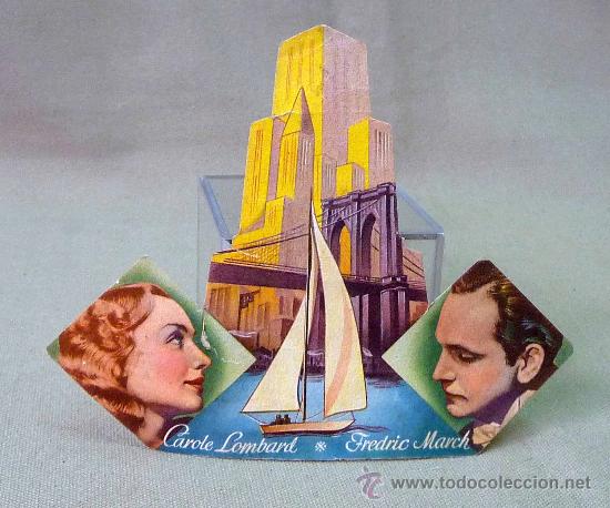 Folhetos de m&atilde;o de filmes antigos de cinema: PROGRAMA DE CINE, LA REINA DE NUEVA YORK, TROQUELADO, ORIGINAL