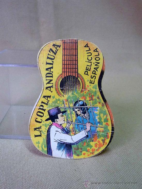 Foglietti di film di film antichi di cinema: PROGRAMA DE CINE, TROQUELADO, LA COPLA ANDALUZA, PELICULA ESPA&Ntilde;OLA, ORIGINAL