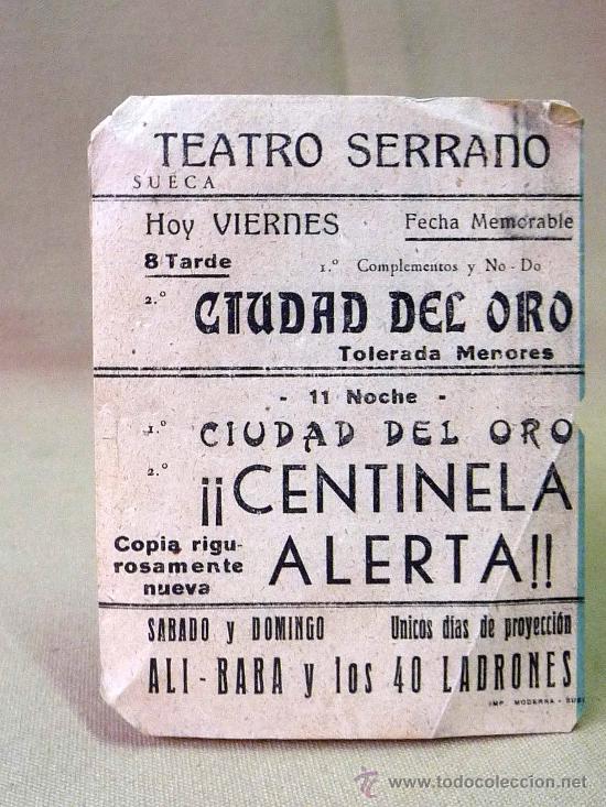 Cine: PROGRAMA DE CINE, ANGELILLO, CENTINELA ALERTA, CANCIONERO, ORIGINAL - Foto 3