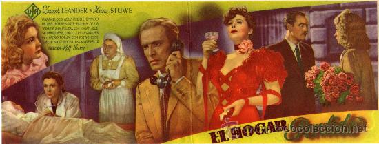 Cine: PROGRAMA CINE DOBLE - EL HOGAR PERDIDO - ZARAH LEANDER - HANS STUWE - - Foto 3