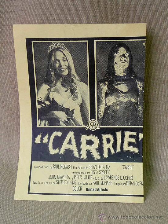 Cine: PROGRAMA DE CINE, CARRIE, 1977 - Foto 1