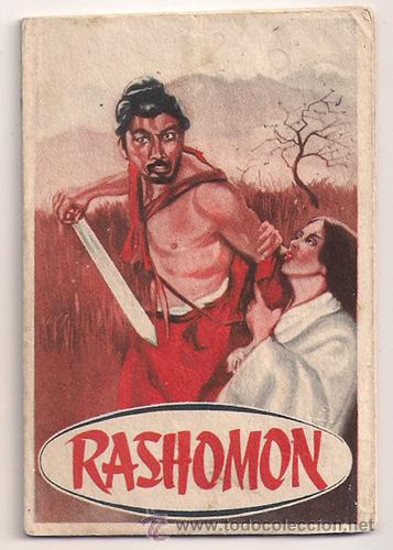 Cine: PTCC 511 RASHOMON PROGRAMA LIBRITO desplegable ROSA AKIRA KUROSAWA - Foto 1