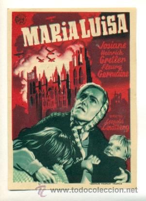 Cine: MARIA LUISA  - PROGRAMA ORIGINAL CON  PUBLICIDAD - IMPECABLE - Foto 1