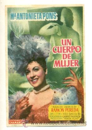Cine: CUERPO DE MUJER  - PROGRAMA ORIGINAL CON  PUBLICIDAD - - Foto 1