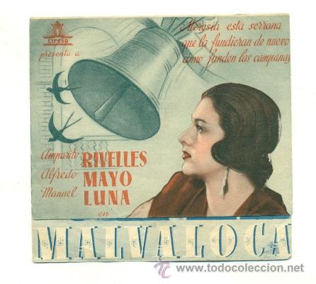 Cine: MALVALOCA - PROGRAMA ORIGINAL CON  PUBLICIDAD - - Foto 1