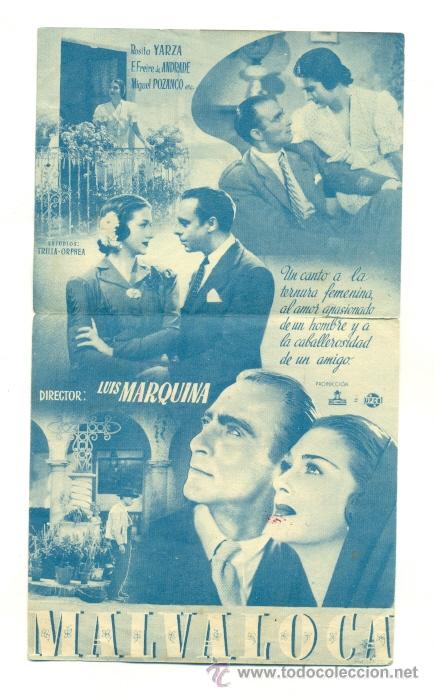 Cine: MALVALOCA - PROGRAMA ORIGINAL CON  PUBLICIDAD - - Foto 2