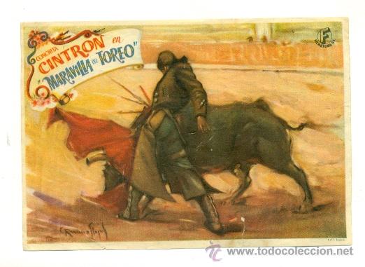 Cine: MARAVILLA DEL TOREO - PROGRAMA ORIGINAL CON PUBLICIDAD - - Foto 1