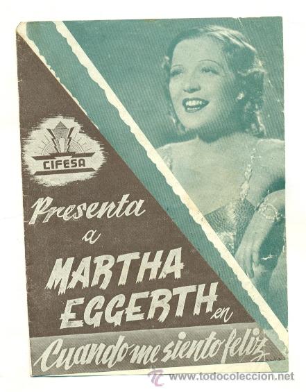 Cine: CUANDO ME SIENTO FELIZ - PROGRAMA ORIGINAL CON PUBLICIDAD - - Foto 1
