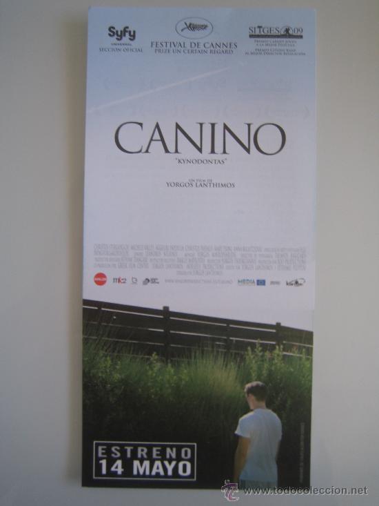 Kino: Folleto de mano del estreno - canino