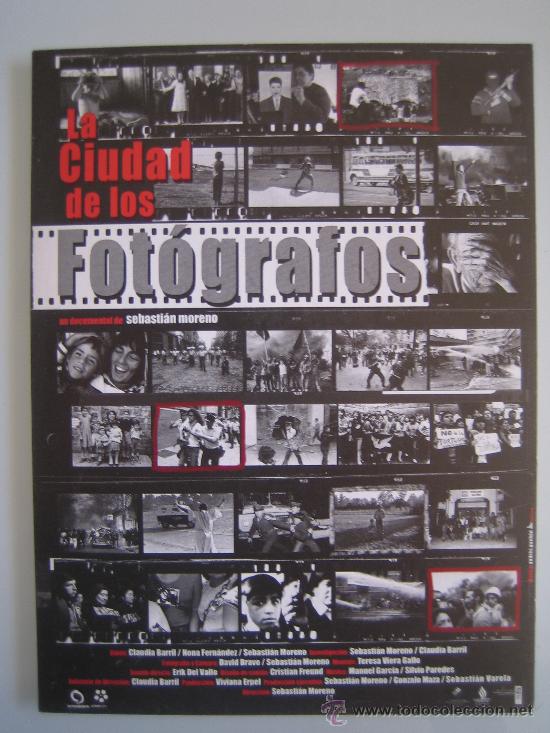 Folhetos de m&atilde;o de filmes antigos de cinema: Folleto de mano tarjeta del estreno - la ciudad de los fotografos