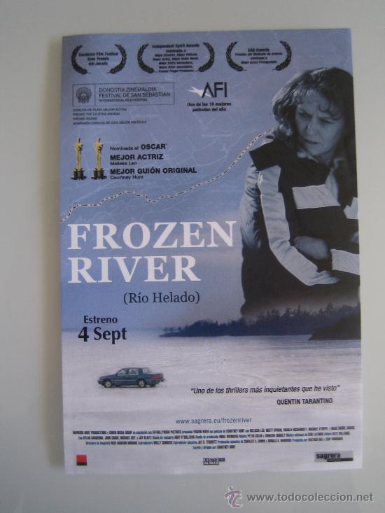Cinema: Folleto de mano del estreno - frozen river