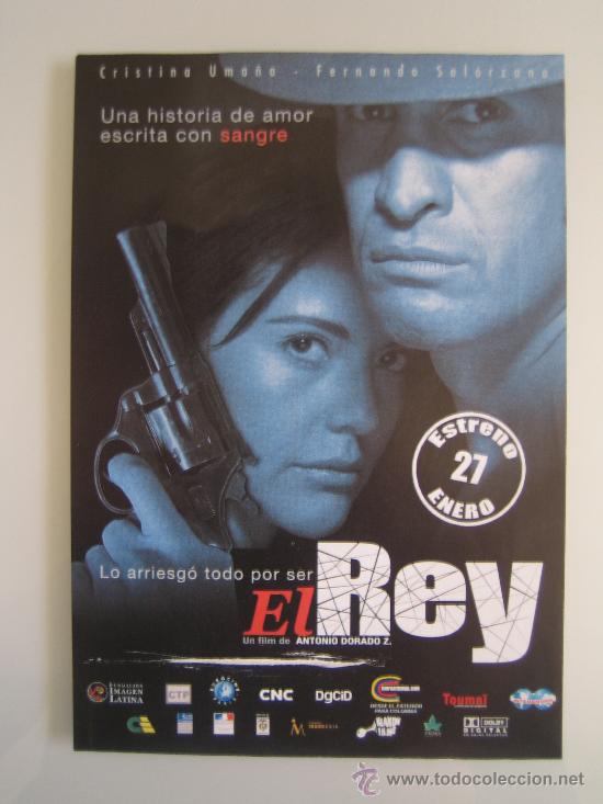 Folhetos de m&atilde;o de filmes antigos de cinema: Folleto de mano del estreno - el rey