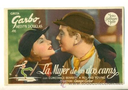 Cine: MUJER DE DOS CARAS , LA  - PROGRAMA ORIGINAL SIN  PUBLICIDAD - &iexcl; IMPECABLE ! - Foto 1