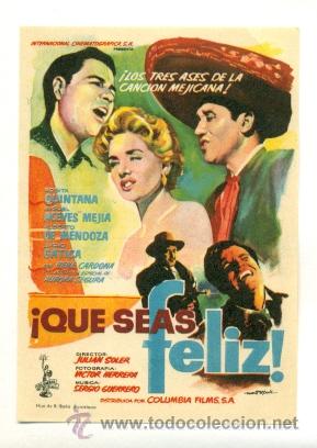 Cine: QUE SEAS FELIZ  - PROGRAMA ORIGINAL SIN  PUBLICIDAD - &iexcl; IMPECABLE ! - Foto 1