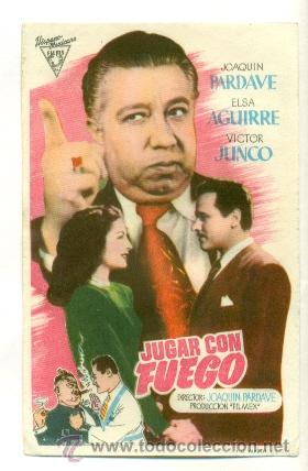 Cine: JUGAR CON FUEGO  - PROGRAMA ORIGINAL SIN  PUBLICIDAD - &iexcl; IMPECABLE ! - Foto 1