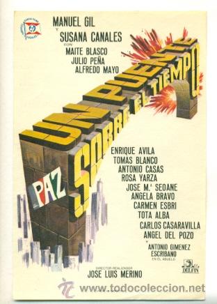 Cine: PUENTE SOBRE EL TIEMPO - PROGRAMA ORIGINAL SIN PUBLICIDAD - - Foto 1