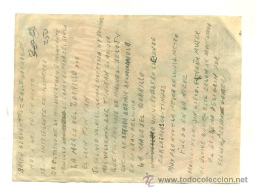 Cine: TIN TAN EN LA MARCA DEL ZORRILLO  - PROGRAMA ORIGINAL SIN  PUBLICIDAD - - Foto 2