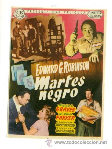 Cine: MARTES NEGRO - PROGRAMA ORIGINAL SIN PUBLICIDAD - ! IMPECABLE &iexcl; - Foto 1