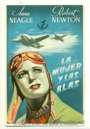 Cine: MUJER Y LAS ALAS - PROGRAMA ORIGINAL SIN PUBLICIDAD - ! IMPECABLE &iexcl; - Foto 1