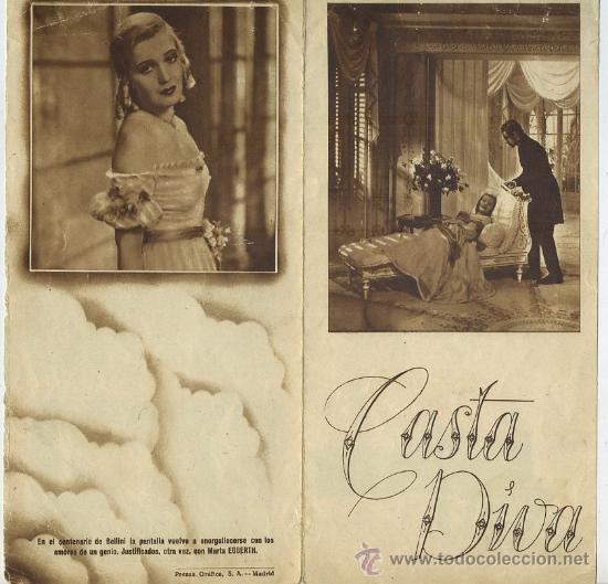 Cine: PROGRAMA DOBLE DE CINE: CASTA DIVA (PC-1151) - Foto 1