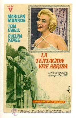 Cine: TENTACION VIVE ARRIBA - PROGRAMA ORIGINAL SIN PUBLICIDAD - ! IMPECABLE &iexcl; - Foto 1