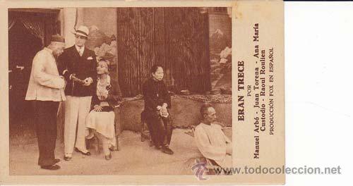 Kino: ERAN TRECE - Coliseo Espa&ntilde;a de Elda (Alicante) - Director: David Howard - Actores: Manuel Arb&oacute;, Juan